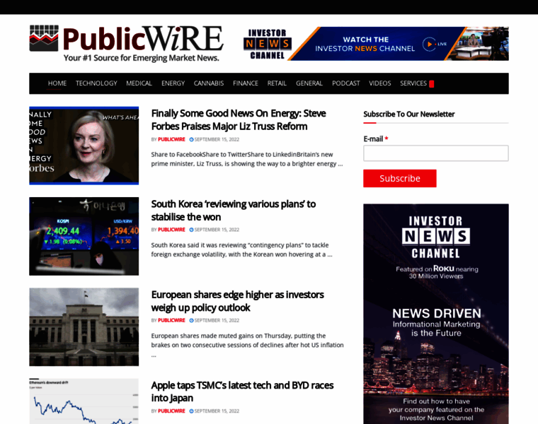 Publicwire.com thumbnail