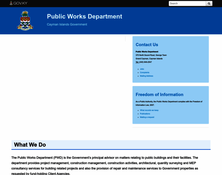 Publicworks.gov.ky thumbnail