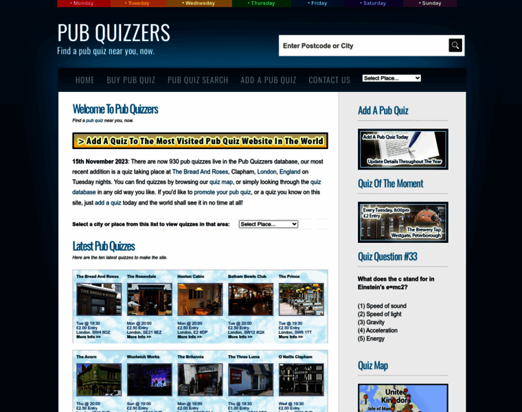 Pubquizzers.com thumbnail