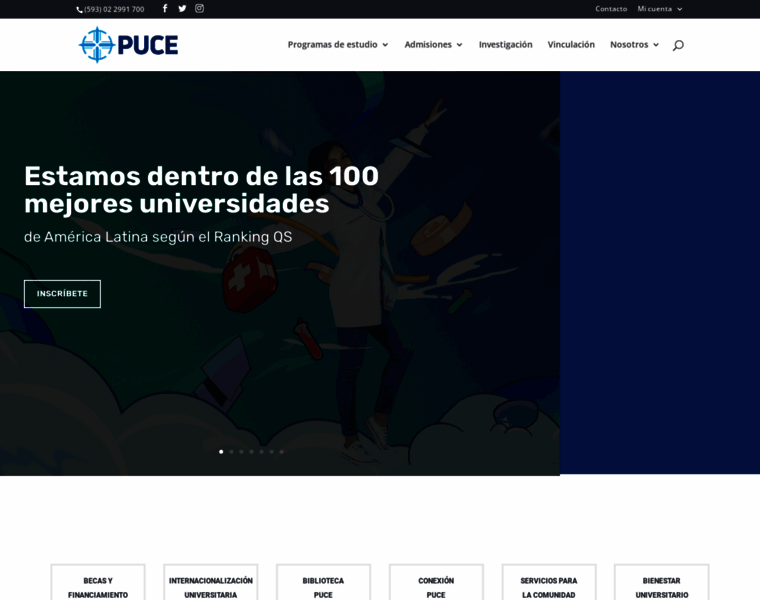Puceae.puce.edu.ec thumbnail