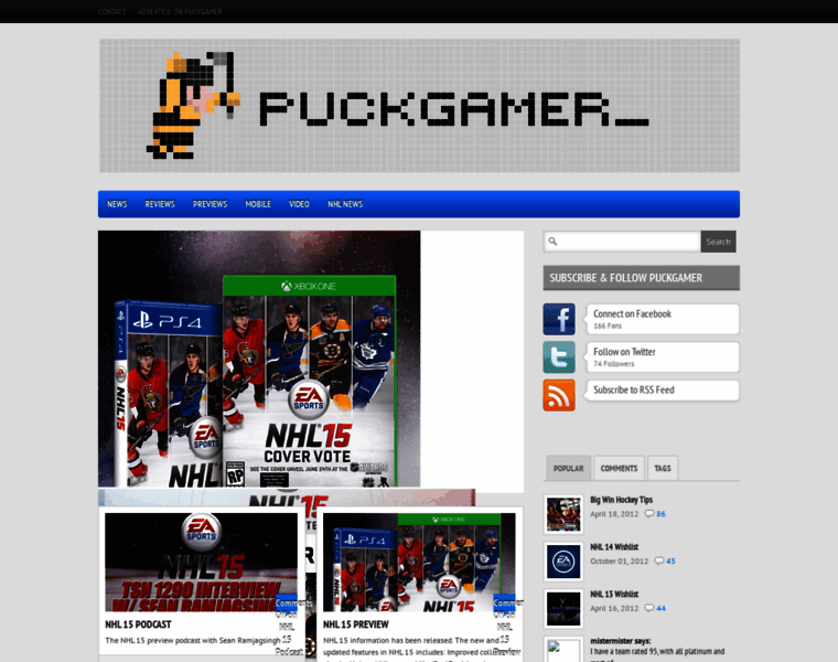 Puckgamer.com thumbnail