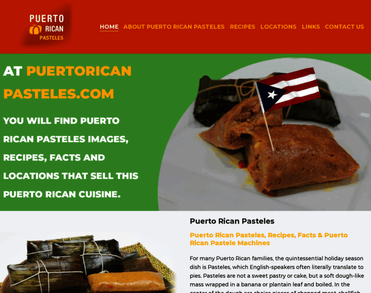 Puertoricanpasteles.com thumbnail