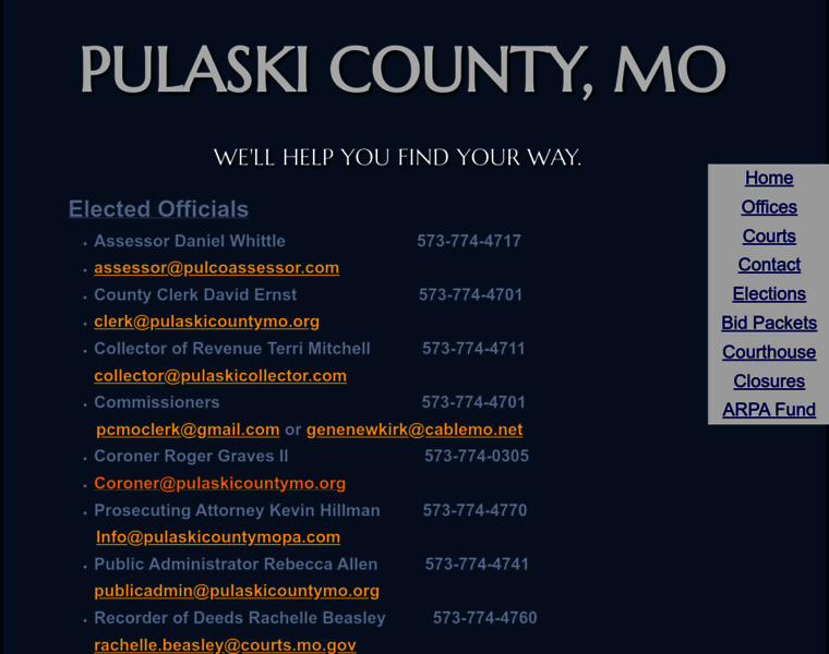 Pulaskicountymo.org thumbnail