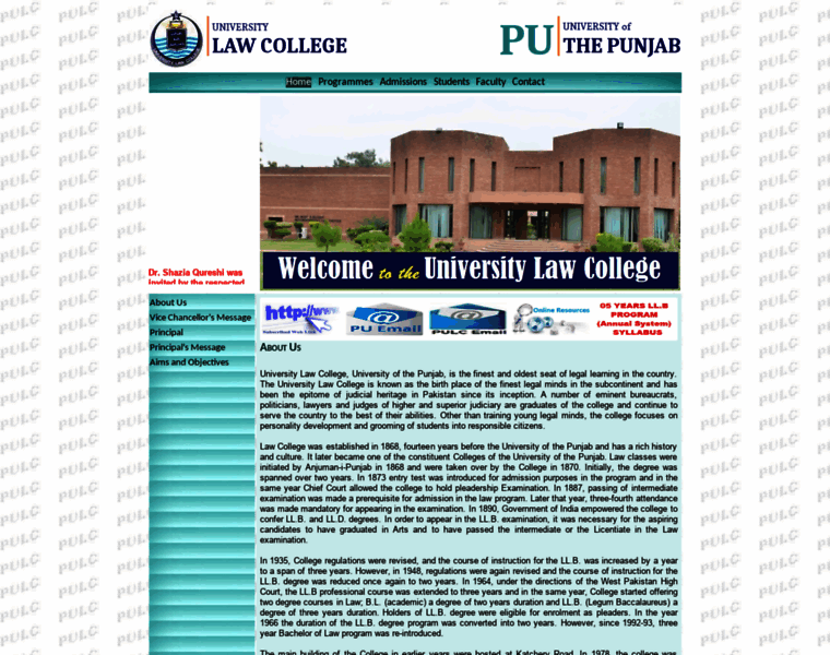 Pulc.edu.pk thumbnail