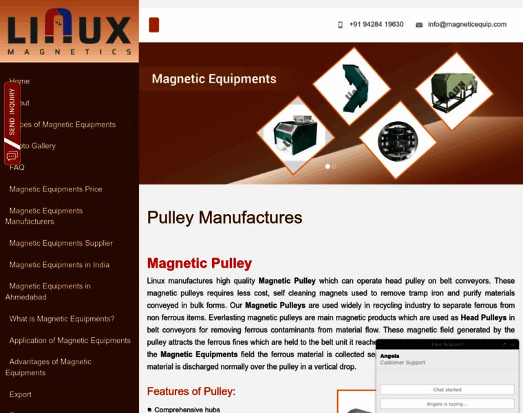 Pulley.magneticequip.com thumbnail Pulley.magneticequip.com thumbnail