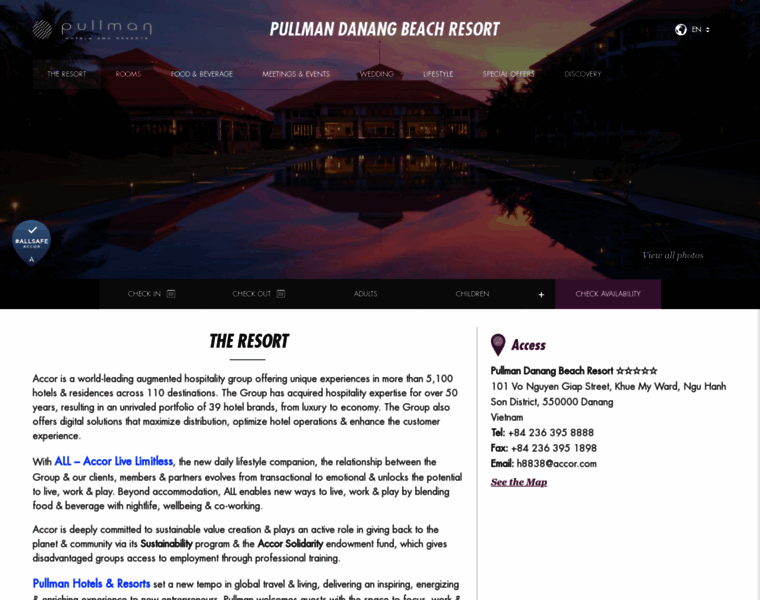 Pullman-danang.com thumbnail