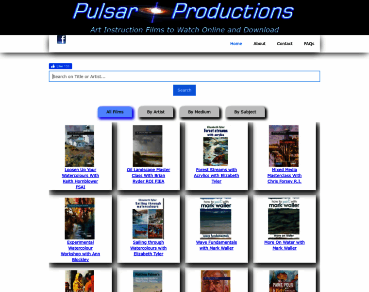 Pulsarproductions.com.au thumbnail
