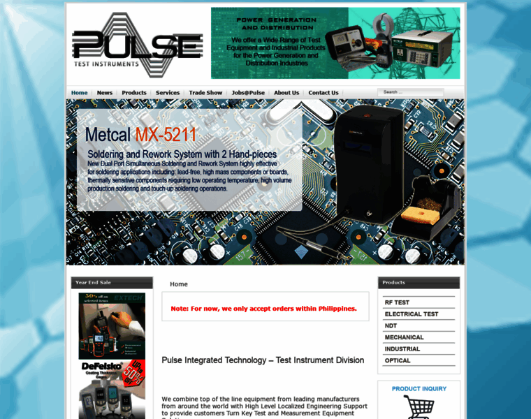 Pulse-testequipment.com thumbnail