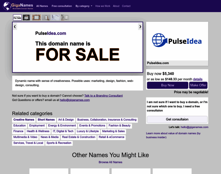 Pulseidea.com thumbnail