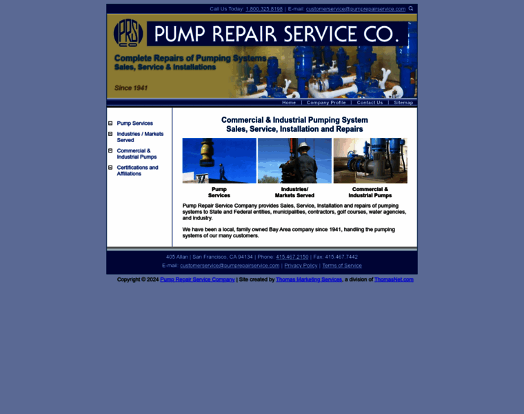 Pumprepairservice.com thumbnail