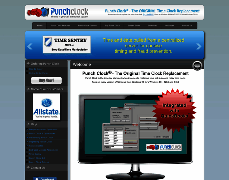 Punch-clock.com thumbnail