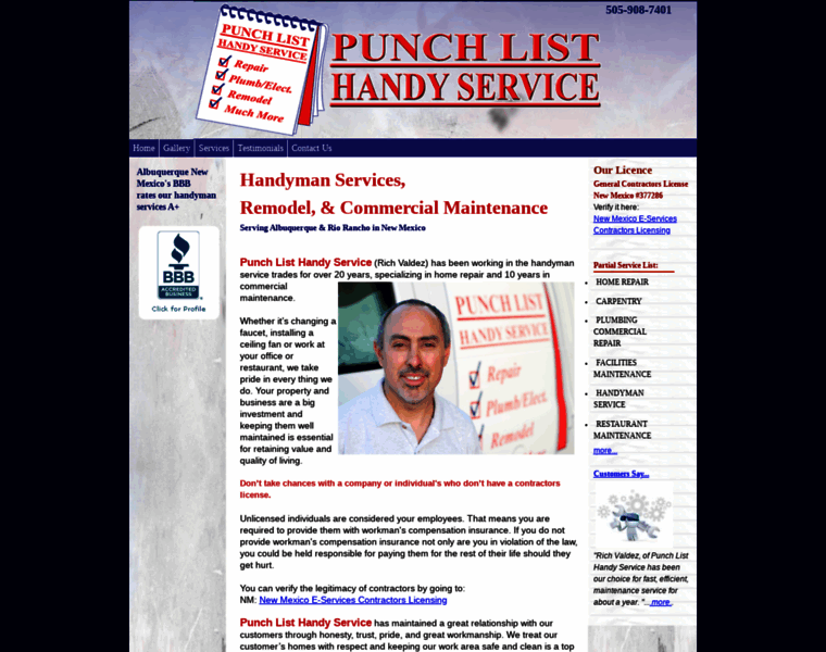 Punchlisths.com thumbnail