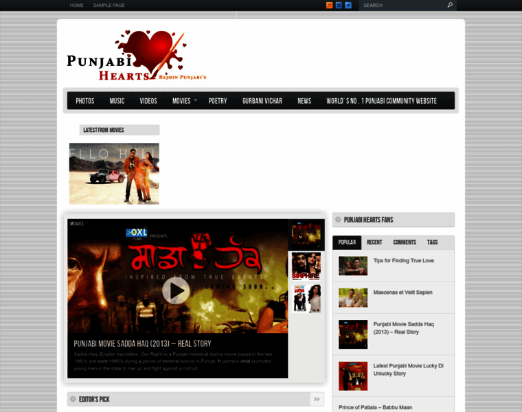 Punjabihearts.com thumbnail