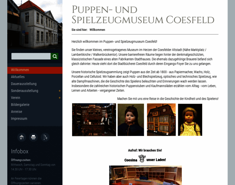 Puppenmuseum-coesfeld.de thumbnail
