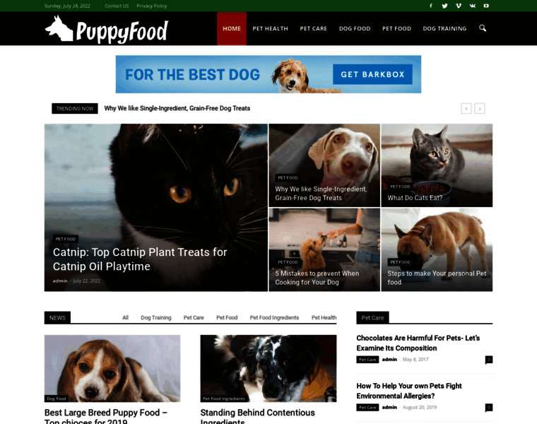 Puppyfood.net thumbnail