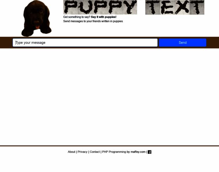 Puppytext.com thumbnail