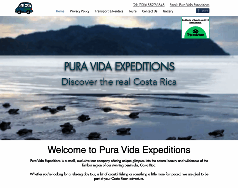 Puravidaexpeditionscr.com thumbnail