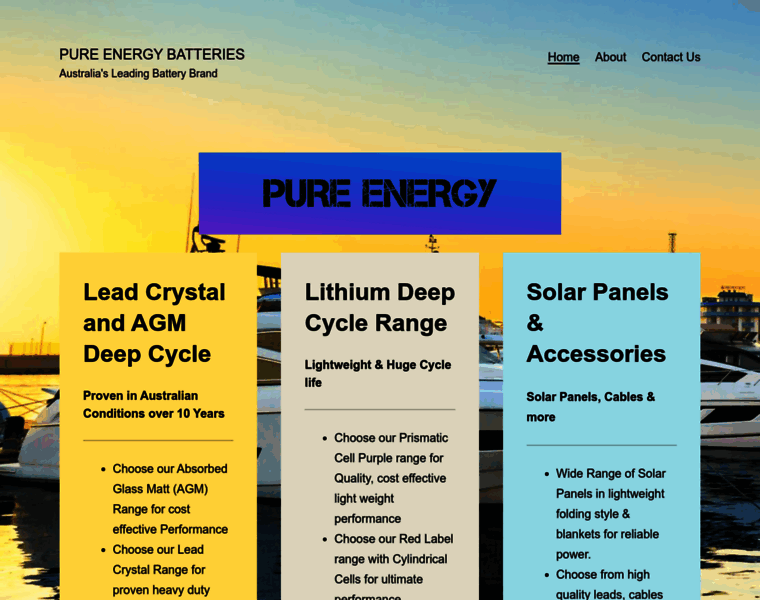 Pureenergybatteries.com.au thumbnail