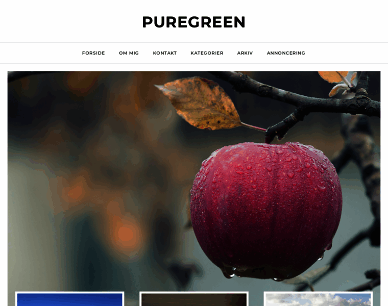 Puregreenshop.dk thumbnail