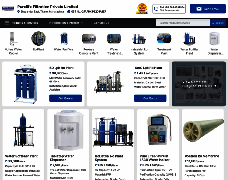 Purelifefiltration.in thumbnail Purelifefiltration.in thumbnail