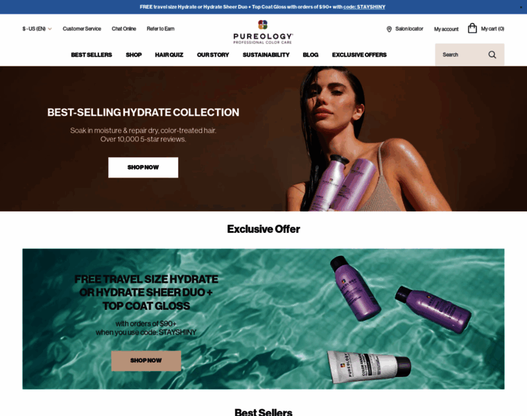 Pureology.com thumbnail Pureology.com thumbnail