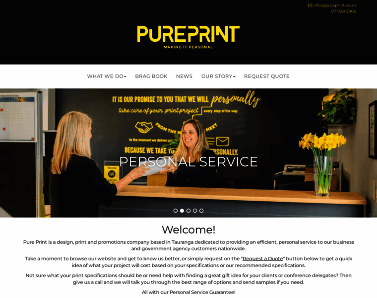 Pureprint.co.nz thumbnail
