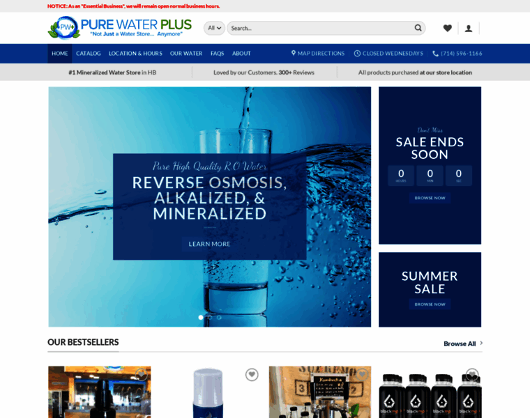 Purewaterplus-hb.com thumbnail