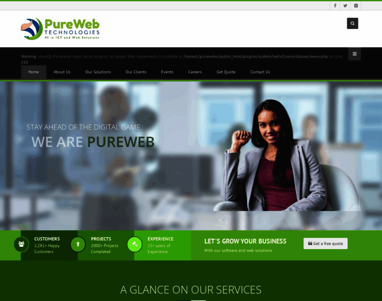 Purewebng.com thumbnail