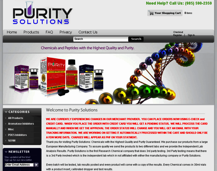 Purity-solutions.net thumbnail