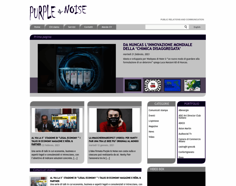 Purpleandnoise.com thumbnail