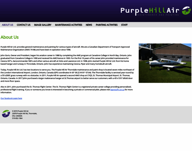 Purplehillair.com thumbnail