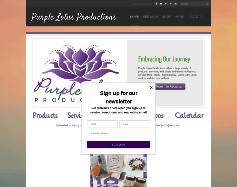 Purplelotusproductions.com thumbnail