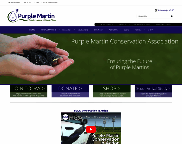 Purplemartin.org thumbnail