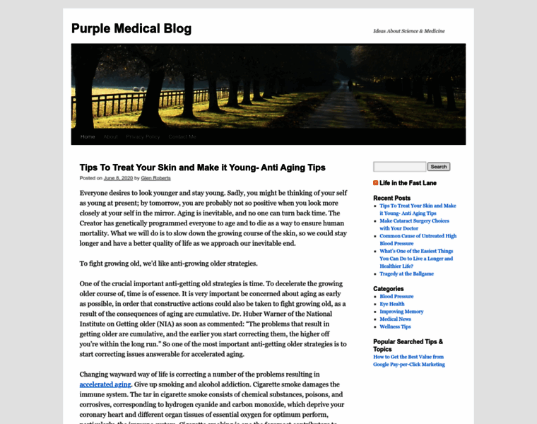 Purplemedicalblog.com thumbnail