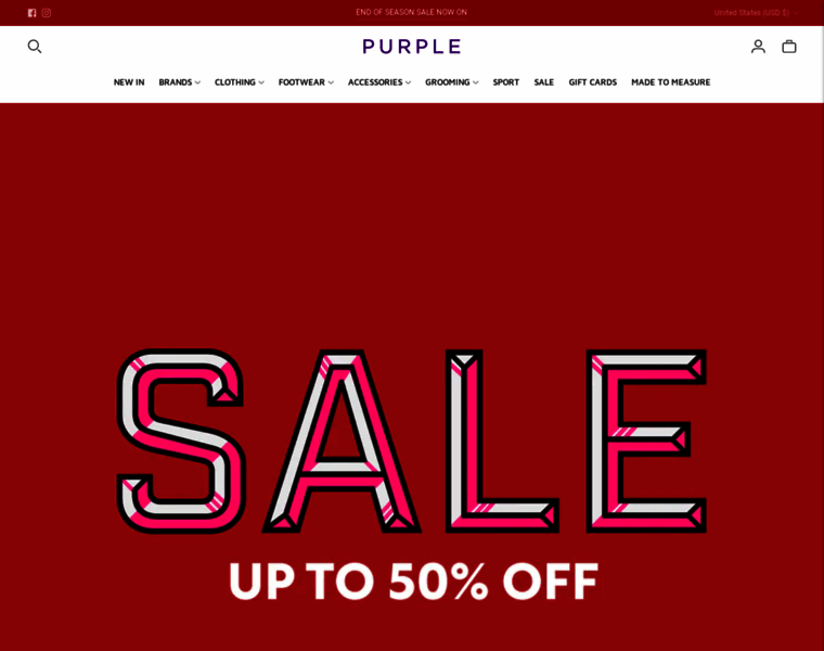 Purplemenswear.com thumbnail