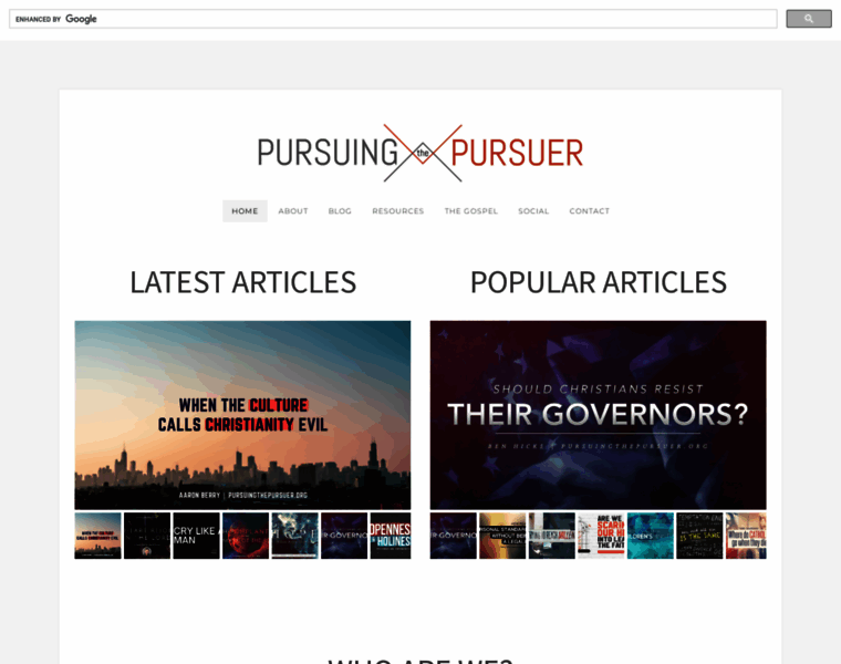 Pursuingthepursuer.org thumbnail