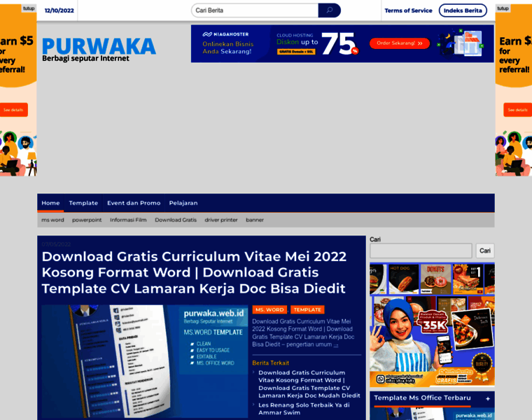 Purwaka.web.id thumbnail