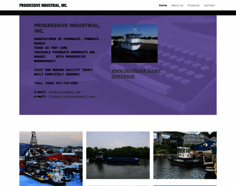 Pushboats-barges.com thumbnail