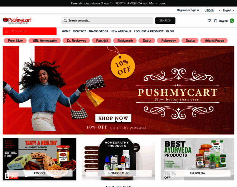 Pushmycart.com thumbnail