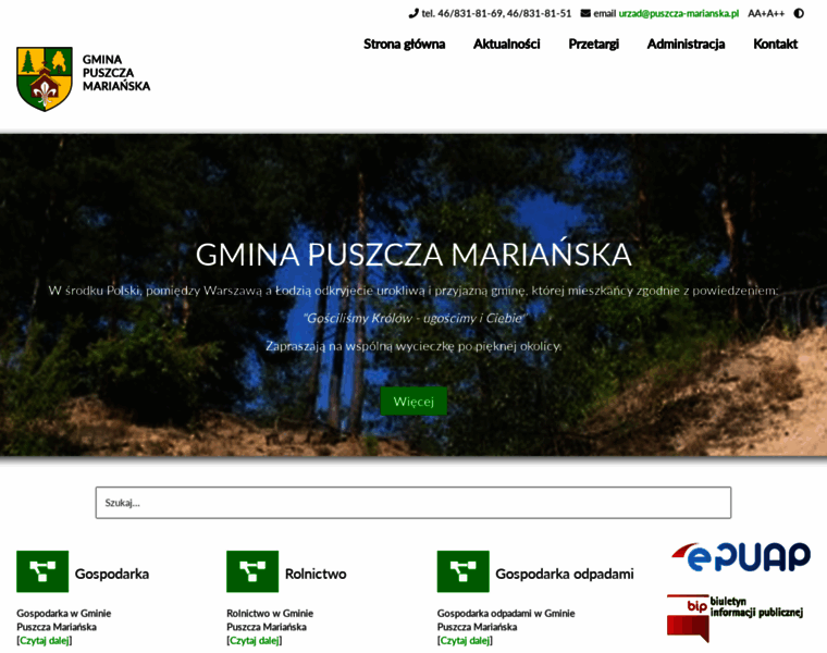 Puszcza-marianska.pl thumbnail