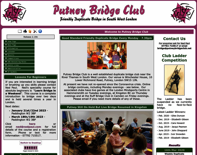 Putneybridgeclub.net thumbnail