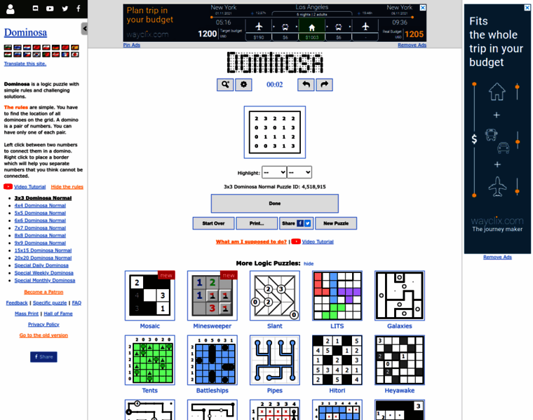 Puzzle-dominosa.com thumbnail