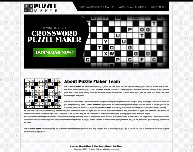 Puzzlemaker.biz thumbnail