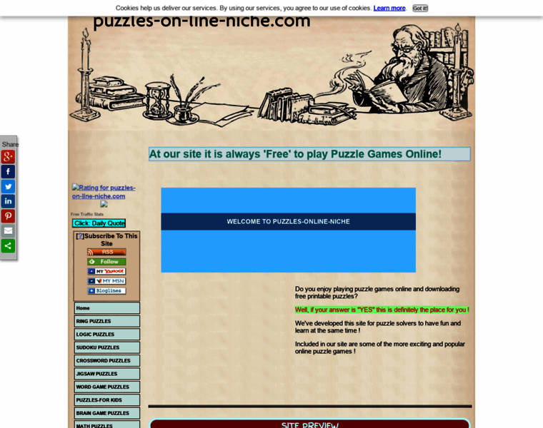Puzzles-on-line-niche.com thumbnail