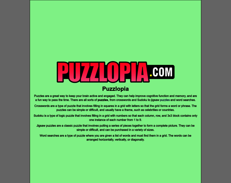 Puzzlopia.com thumbnail