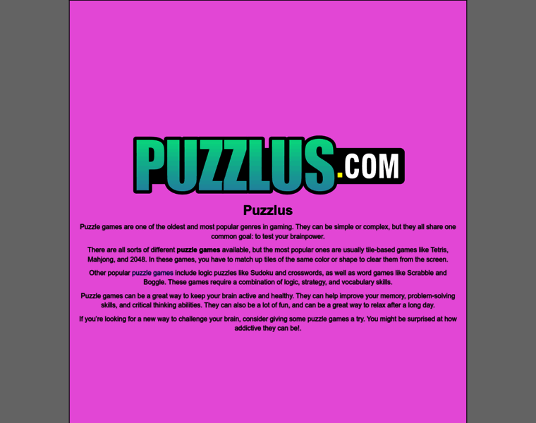 Puzzlus.com thumbnail