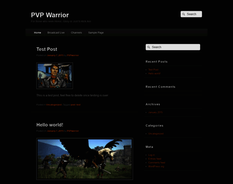 Pvpwarrior.com thumbnail