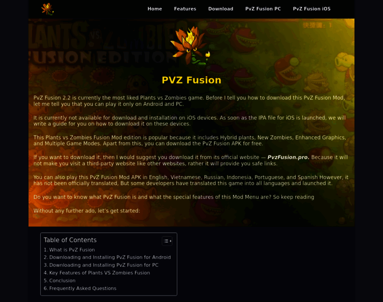 Pvzfusion.pro thumbnail Pvzfusion.pro thumbnail