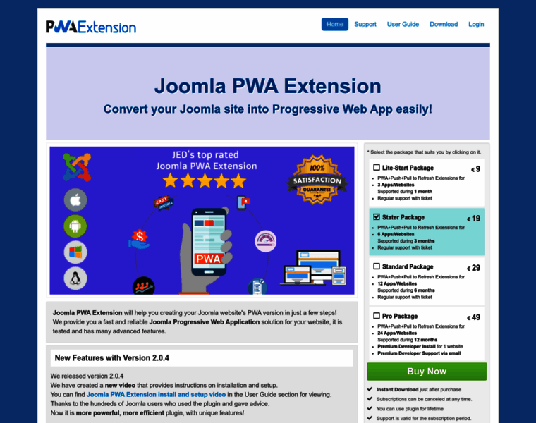 Pwaextension.com thumbnail