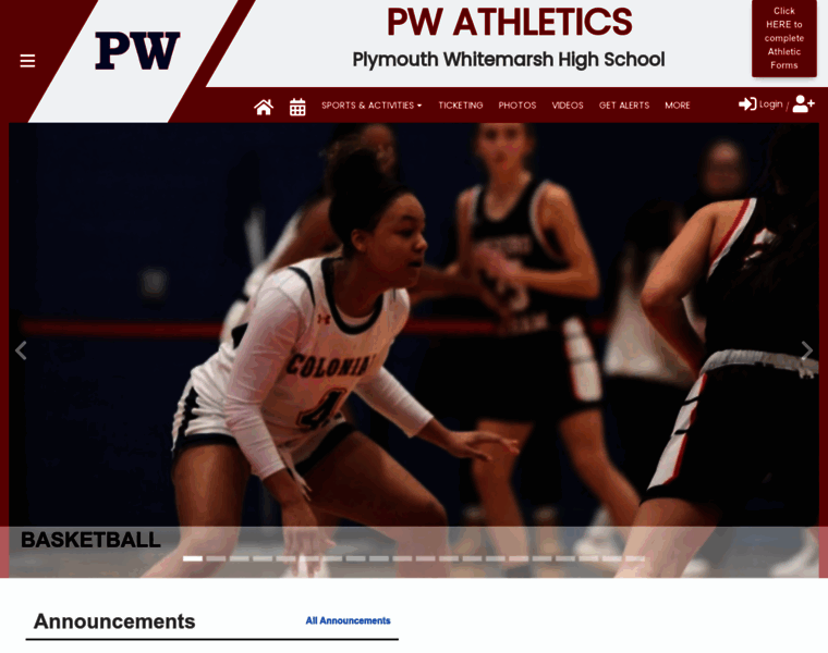 Pwathletics.org thumbnail